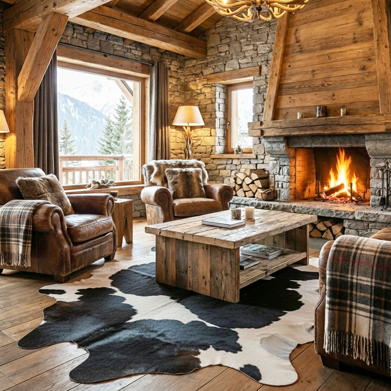 COW HIDE61 Covor cameră