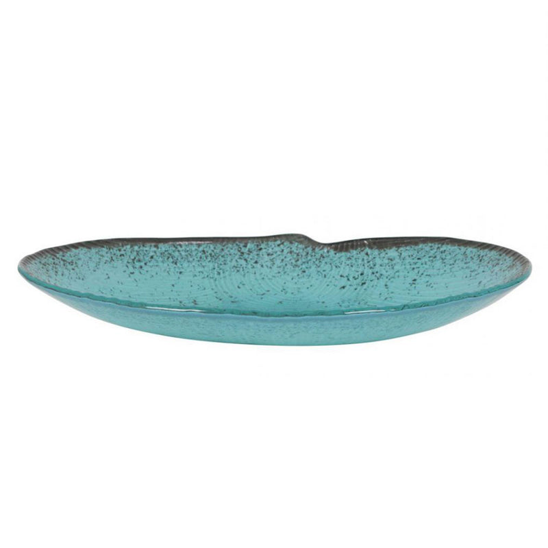 MURANO TURQUESA Platou, sticlă, L.27cm