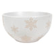 SNOWFLAKE Bol individual, ceramică, D.14cm