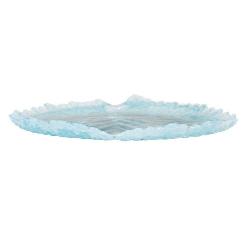 SANTORINNI Farfurie plată, sticlă, D.24cm