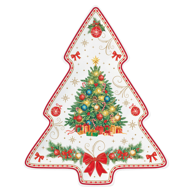 CHRISTMAS HERITAGE Platou servire