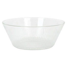 HOME Set bol salată și 4 boluri individuale, sticlă