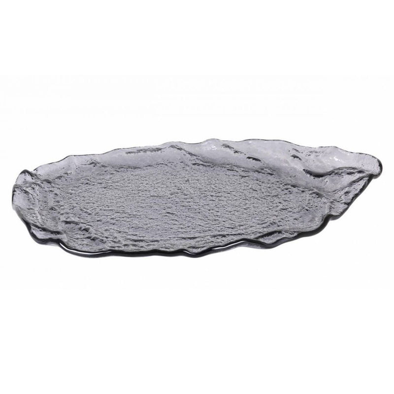 MURANO TITANIO Platou servire, sticlă, L.32cm