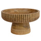 COTTAGE Bol cu picior, lemn, D.22cm
