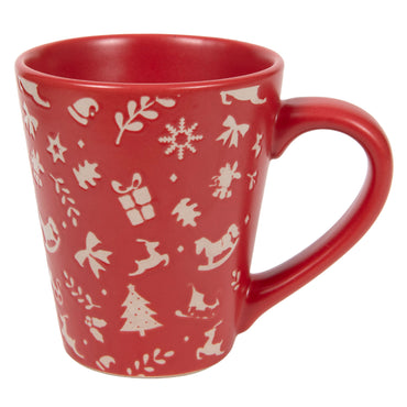 HOLLY FEST Cană, ceramică, 320ml