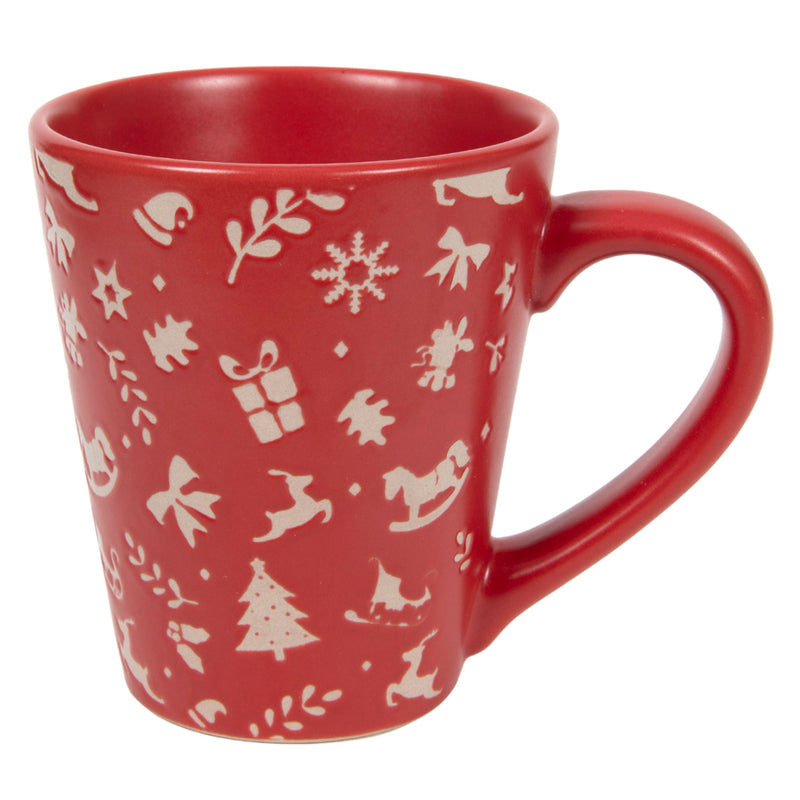 HOLLY FEST Cană, ceramică, 320ml