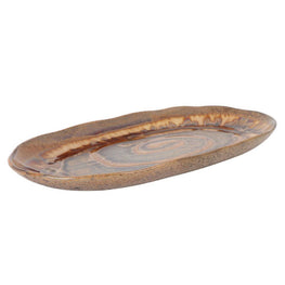 DARIYA Platou servire, porțelan, L.34cm