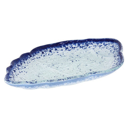 MURANO COBALTO Platou, sticlă, L.21.5cm