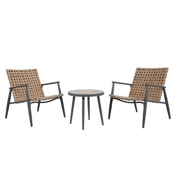MARLO Set mobilier terasă/grădină, 2 fotolii și măsuță de la Mobexpert