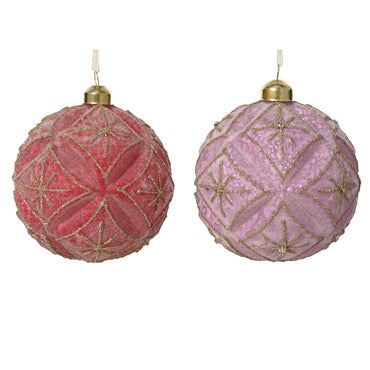 SUGAR Set 2 globuri, sticlă, D.10cm