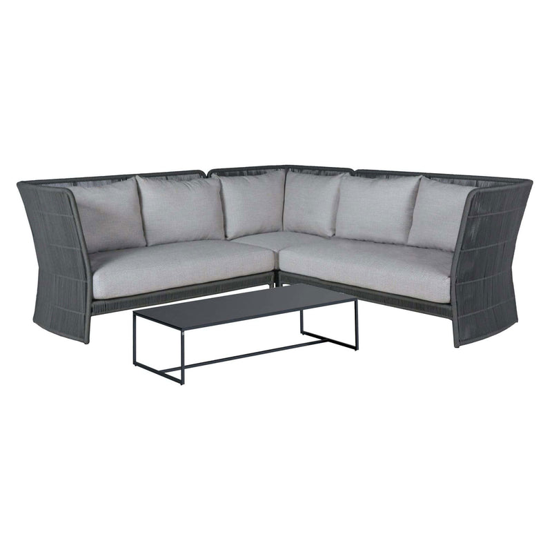 ORIENT Set mobilier terasă/grădină, colțar și măsuță