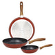 RUSTIC STONE Set 3 tigăi, aluminiu