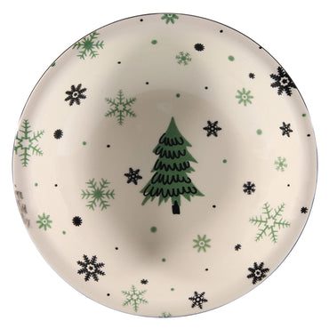 TREE Farfurie supă, ceramică, D.21cm