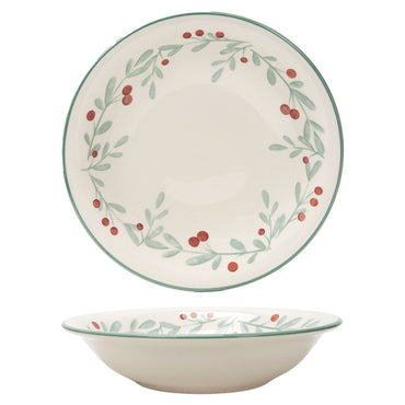 BERRY Farfurie supă, ceramică, D.21cm