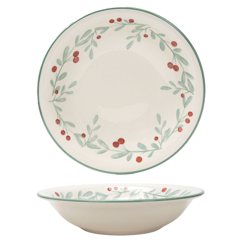 BERRY Farfurie supă, ceramică, D.21cm