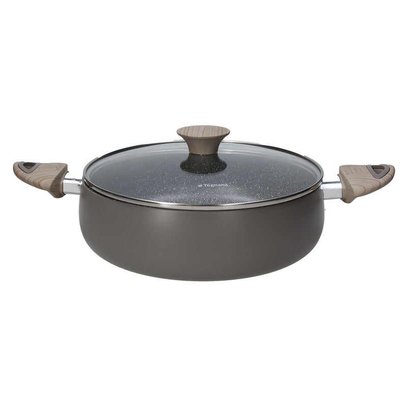 ECO TORTORA Oală cu capac, aluminiu, D.26cm