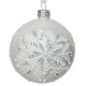 SNOWFLAKE Glob, sticlă, D.8cm