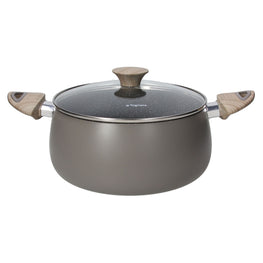 ECO TORTORA Oală cu capac, aluminiu