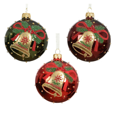 BELL Set 3 globuri, sticlă