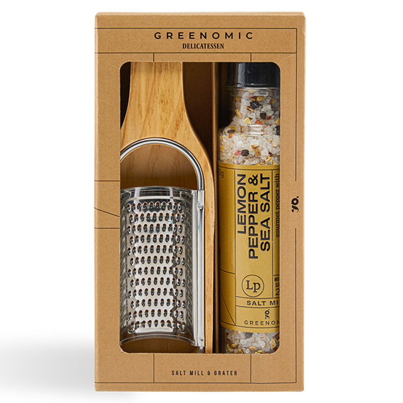 LEMON PEPPER&GRATER 290G Sare de mare cu lămâie și piper