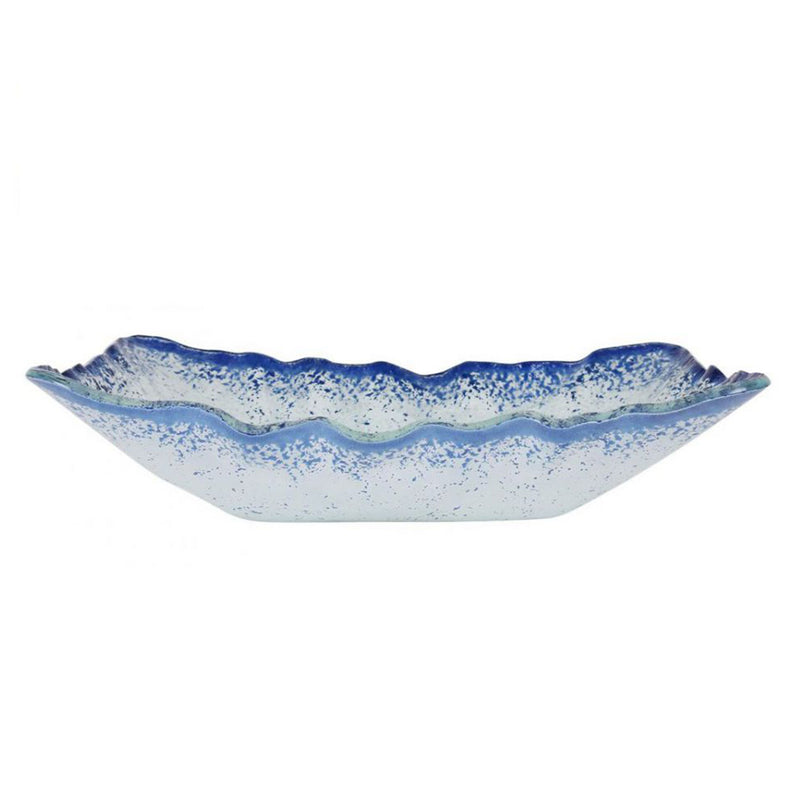 MURANO COBALTO Platou, sticlă, L.32cm