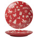 HOLLY FEST Farfurie aperitiv, ceramică, D.19.5cm