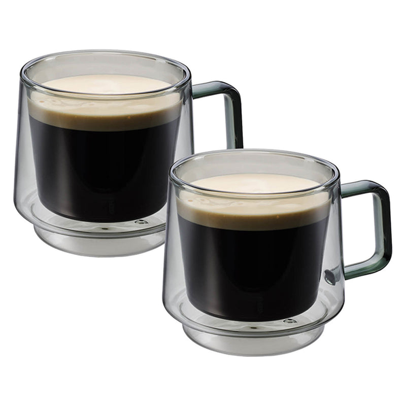 CALORA Set 2 căni, sticlă, 200ml