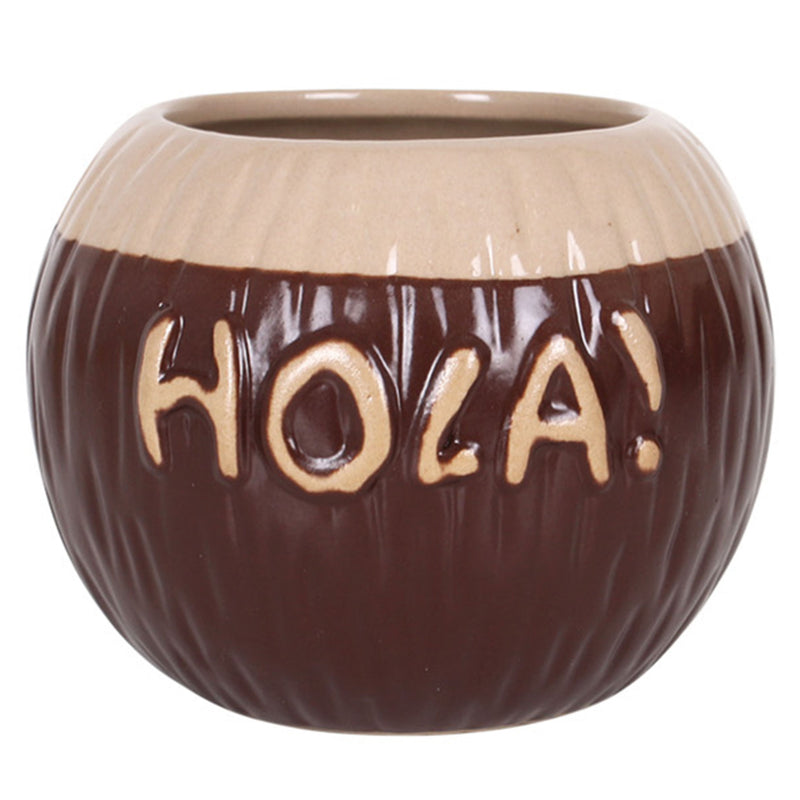 HOLA Cană tiki, ceramică, 450ml