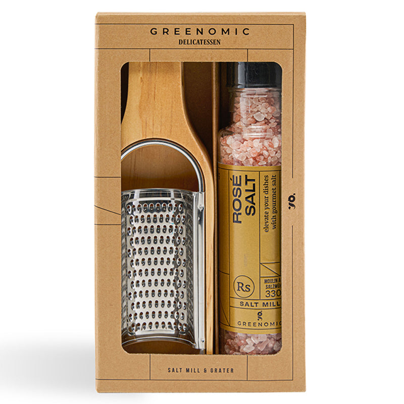 ROSE SALT&GRATER 330G Sare de mare