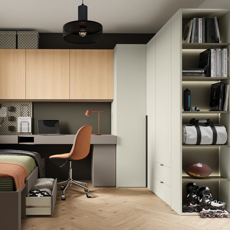 RONNIE Dulap copii, 1 ușă, 2 sertare