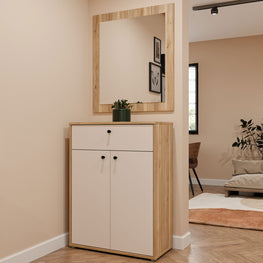 KIAAN Comodă hol cu oglindă