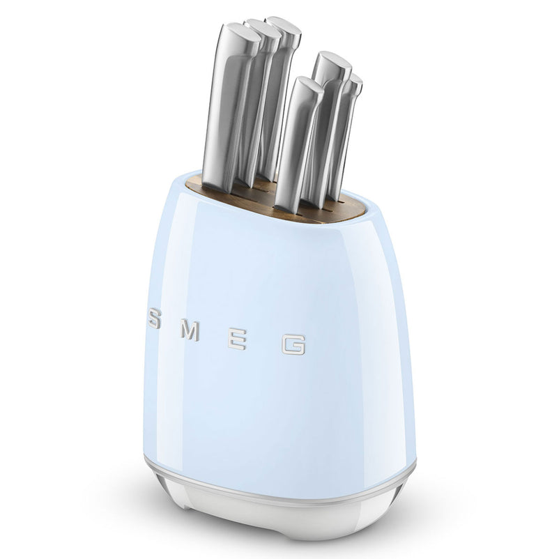 SMEG Set 6 cuțite cu suport