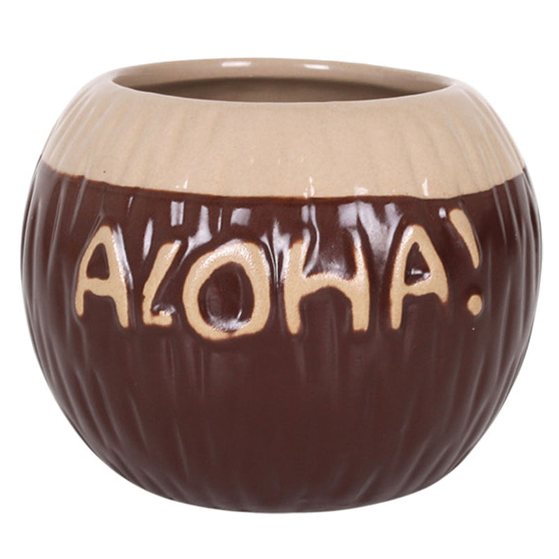 HOLA Cană tiki, ceramică, 450ml