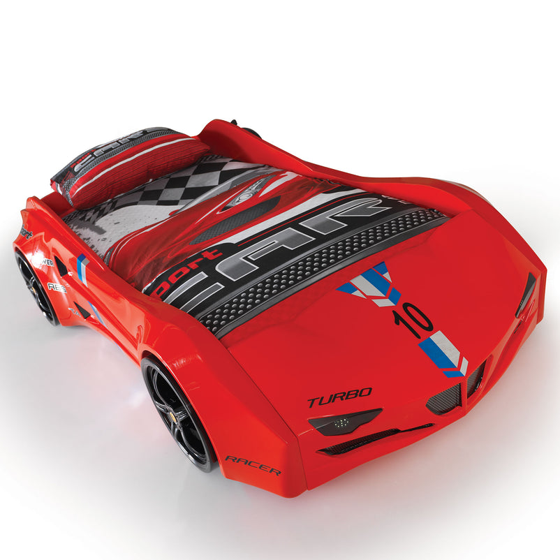 RACER Pat copii, 90x190cm, somieră inclusă