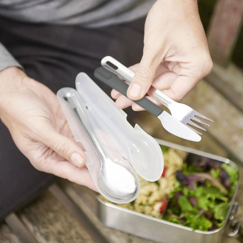 GOEAT Set tacâmuri 3 piese pentru călătorie