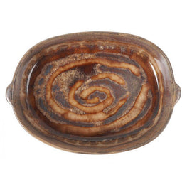 DARIYA Platou servire, porțelan, L.17cm