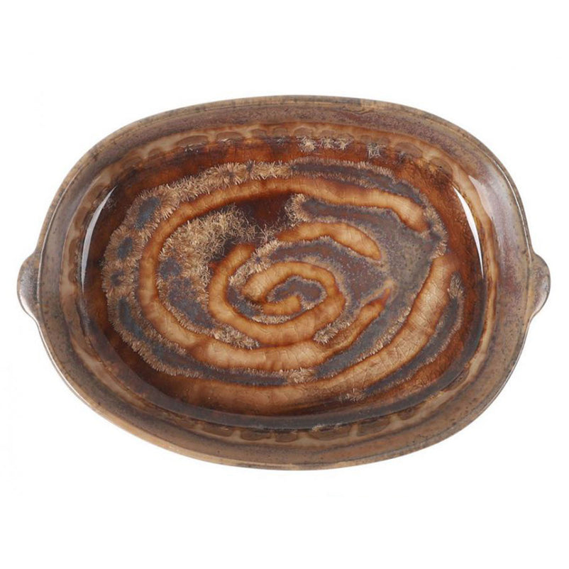 DARIYA Platou servire, porțelan, L.17cm