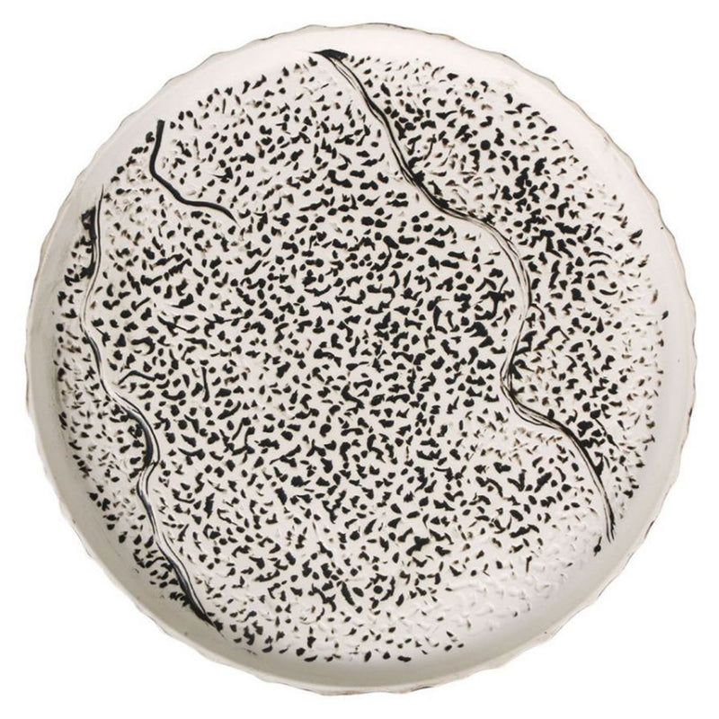 TEIDE Farfurie aperitiv, ceramică, D.24.5cm