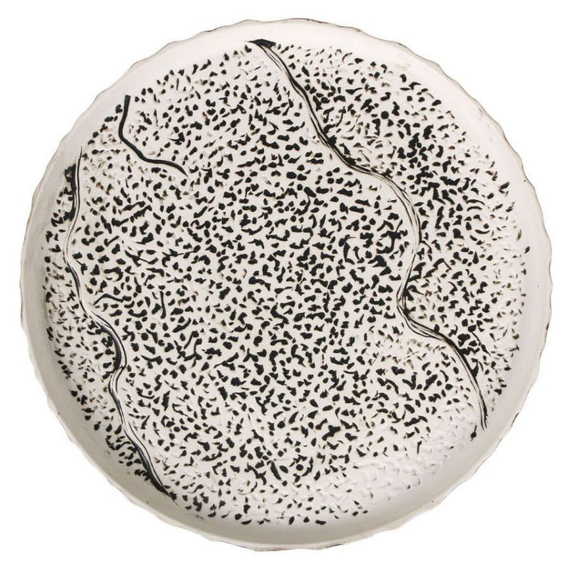 TEIDE Farfurie aperitiv, ceramică, D.24.5cm
