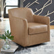 BRADLEY Fotoliu rotativ, stofă