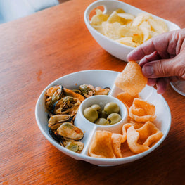 SNACKS Platou servire, porțelan