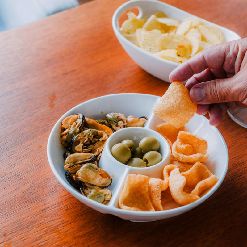 SNACKS Platou servire, porțelan