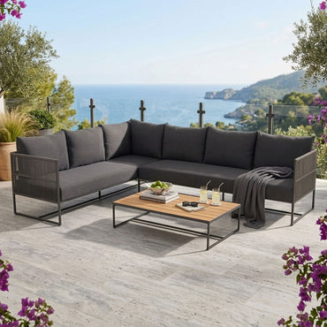 CHILL Set mobilier terasă/grădină, canapea și masuță