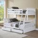 HALEY Set 2 paturi suprapuse copii, 99/137x190cm, somiere incluse