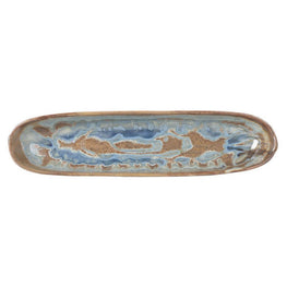 DARIYA Platou servire, porțelan, L.31cm
