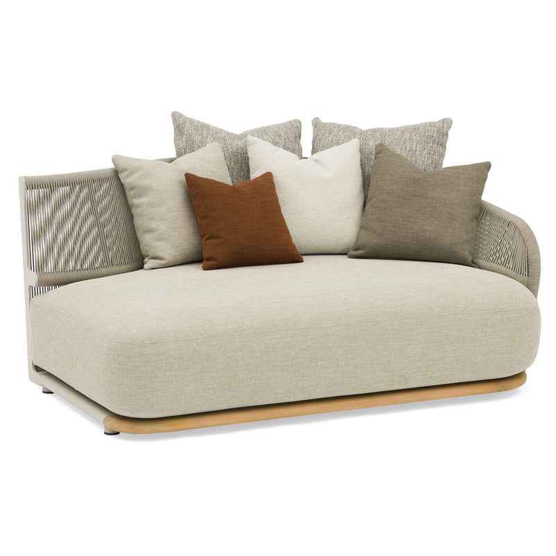 WAVE Șezlong exterior, braț stânga