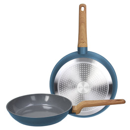 T-CARE Set 2 tigăi, aluminiu, D.24/28cm