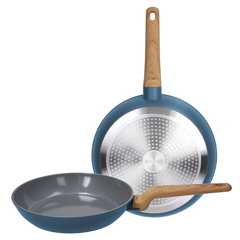 T-CARE Set 2 tigăi, aluminiu, D.24/28cm