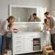 FROST Set mobilier baie, mască lavoar, lavoar, top, oglindă