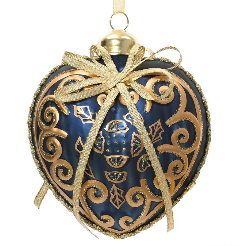 HEARTS Set 3 globuri, sticlă